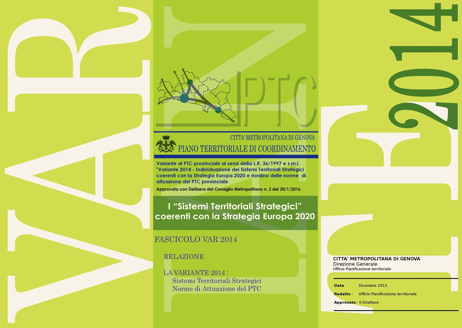 cover VARIANTE SISTEMI TERRITORIALI STRATEGICI
