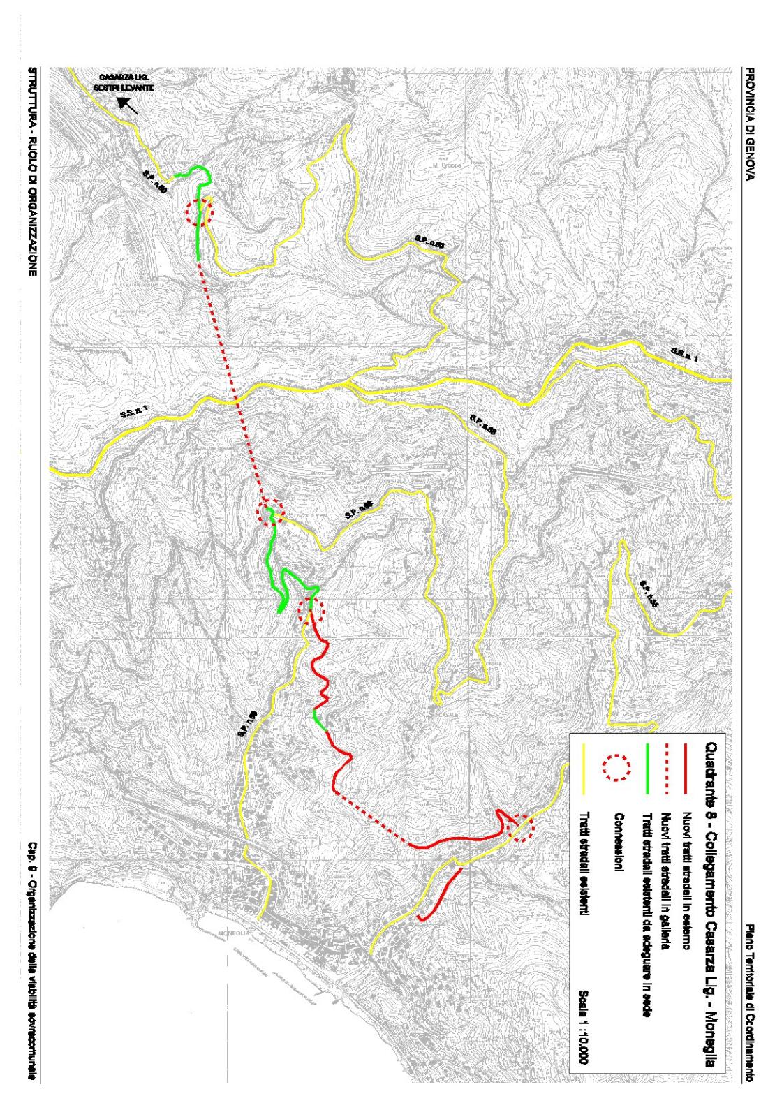 Quadrante 8 - Collegamento Casarza Ligure - Moneglia