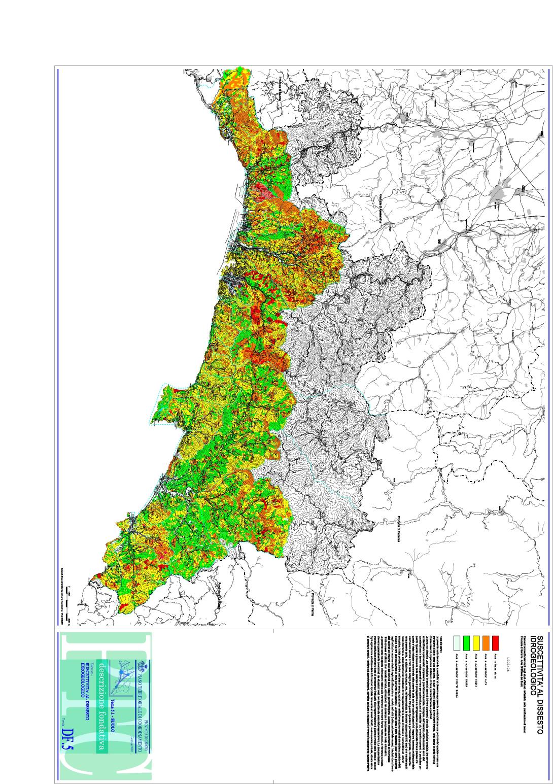 Suscettività al dissesto idrogeologico