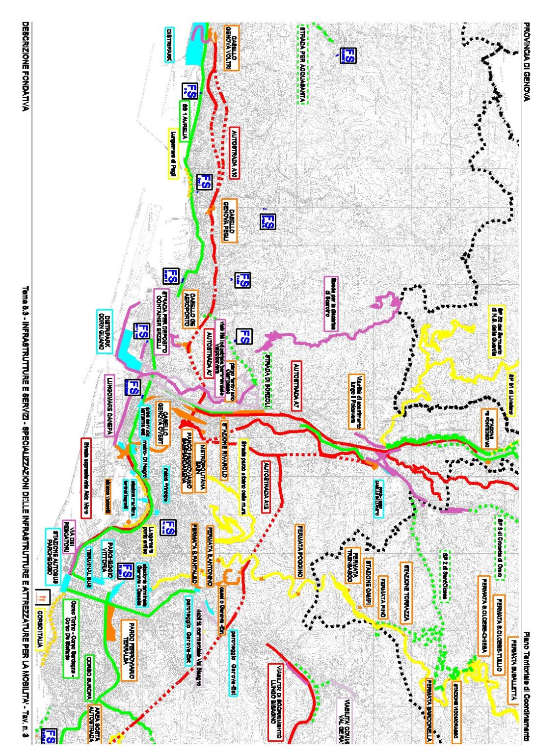Specializzazioni infrastrutture - Tav.3