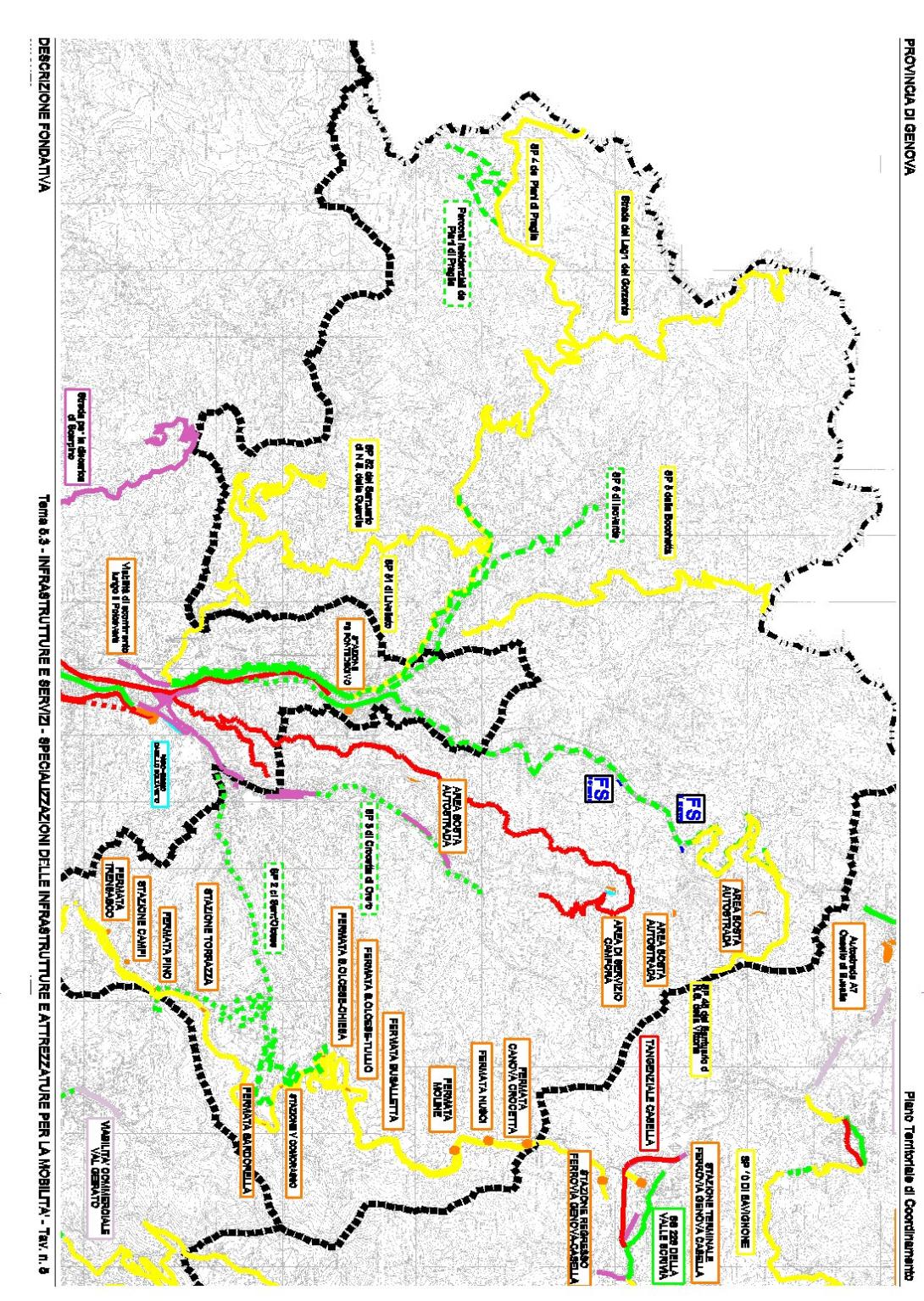 Specializzazioni infrastrutture - Tav.5